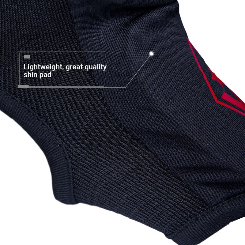 Revgear Dominator Muay Thai Shin Guard, MMA Shin Guard, Kickboxing Shin Guard, Cloth Shin Guard with Instep Strong Protection, Lightweight Durable for All Levels - Image 4